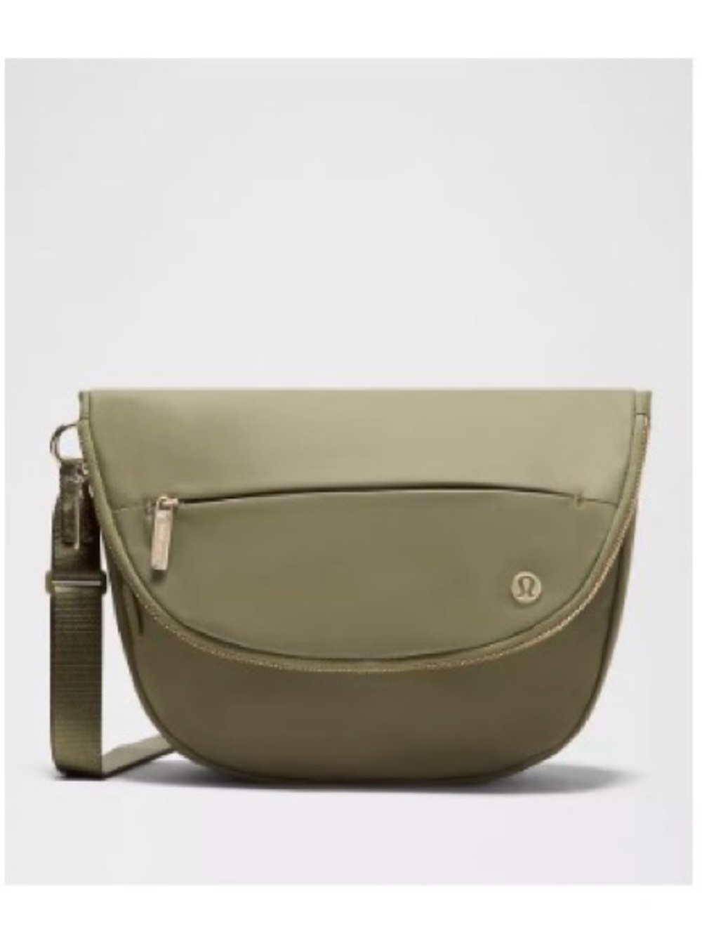 lululemon All Night Festival Bag 5L Bay Leaf Gold Green Crossbody